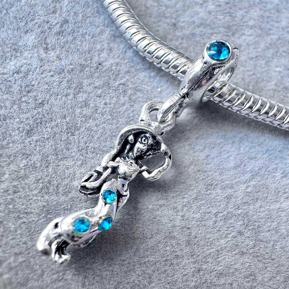 Disney The Little Mermaid Ariel Dangle‎ Charm fits PANDORA